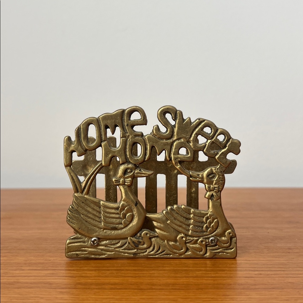 Vintage Brass Napkin Holder